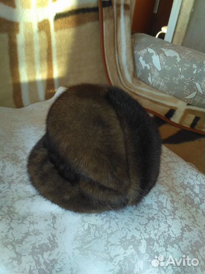 Шапка норковая женская бу