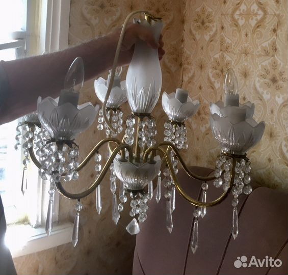 Люстра хрустальная