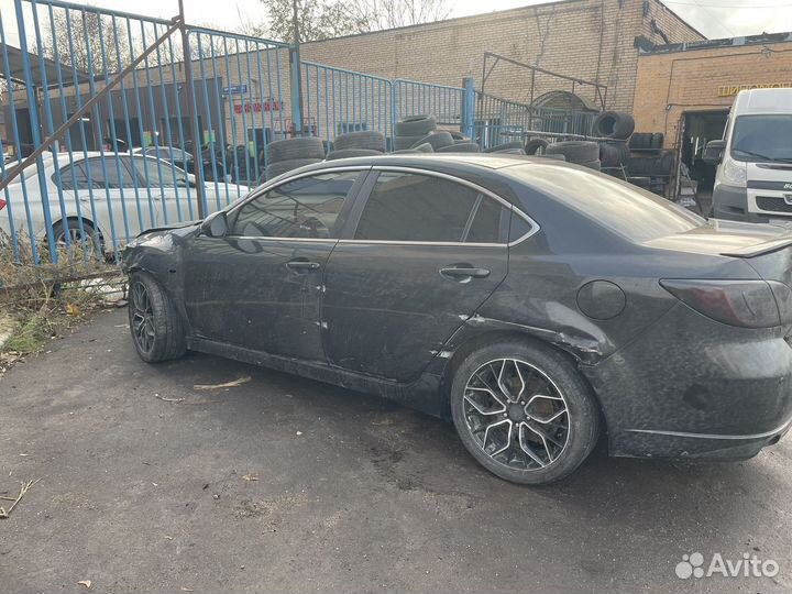 Mazda 6 2.0 AT, 2008, битый, 290 000 км