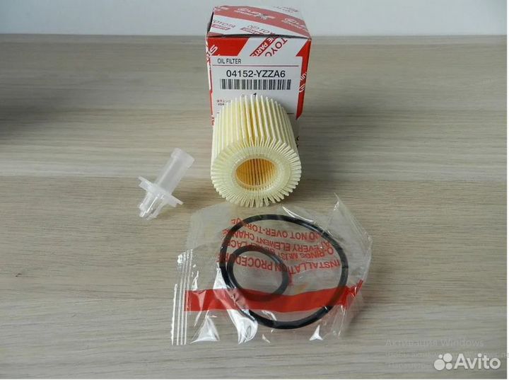 Оригинал Toyota 04152-yzza6 фильтр масляный