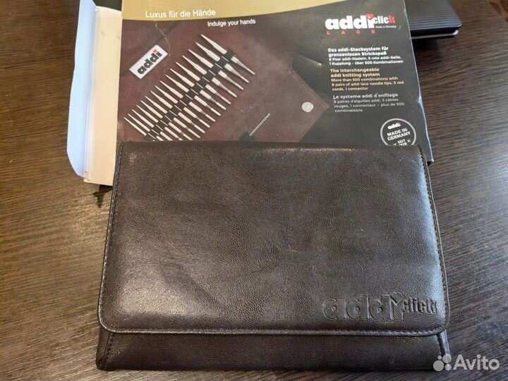 Спицы для вязания Addi click lace короткие