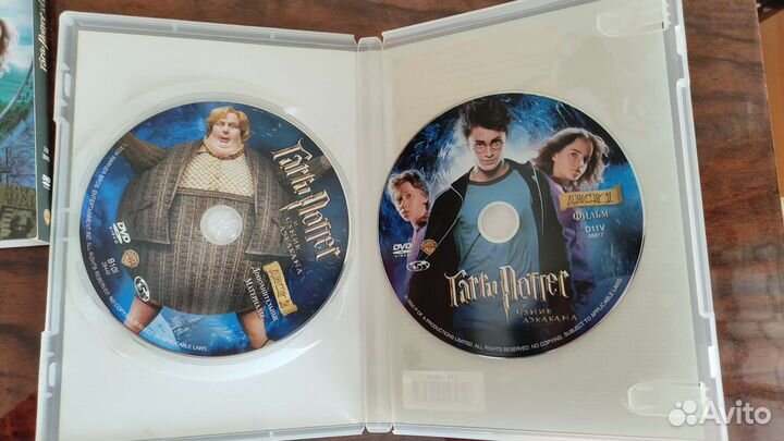 DVD Гарри Поттер 4 фильма с доп. контентом
