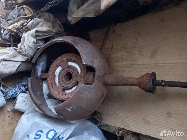 Газовый печ для большой казан