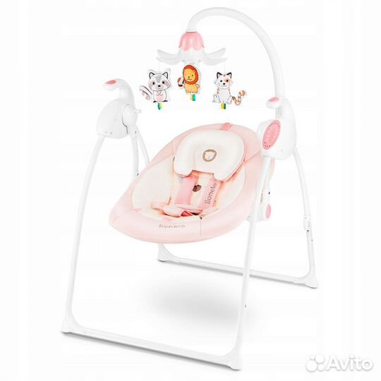 Новые детские Качели Lionelo Robin pink