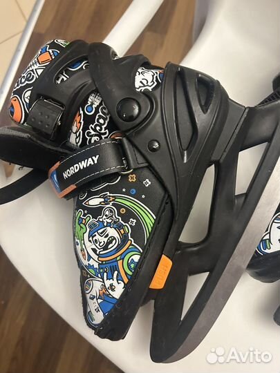 Коньки детские раздвижные nordway 31 36