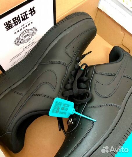 Nike air force 1 low black Оригинал