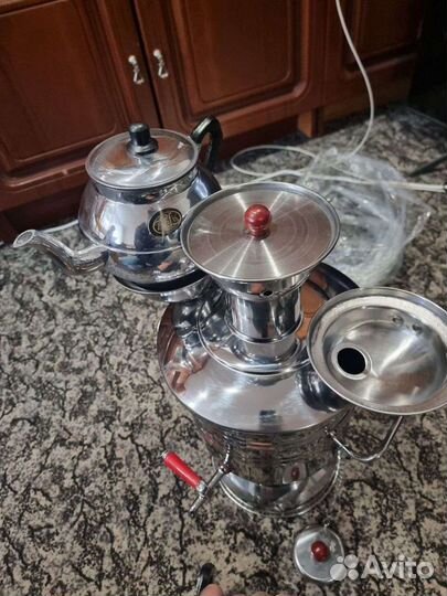 Самовар на углях, дровах