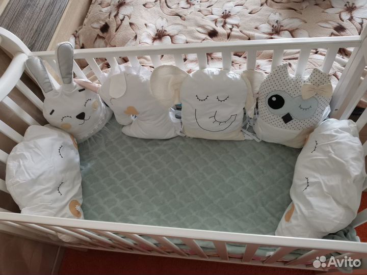 Бортики защитные для кроватки