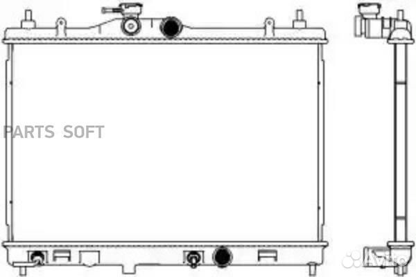 Радиатор охлаждения Ниссан Тиида 2007