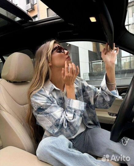 Винтажная рубашка женская