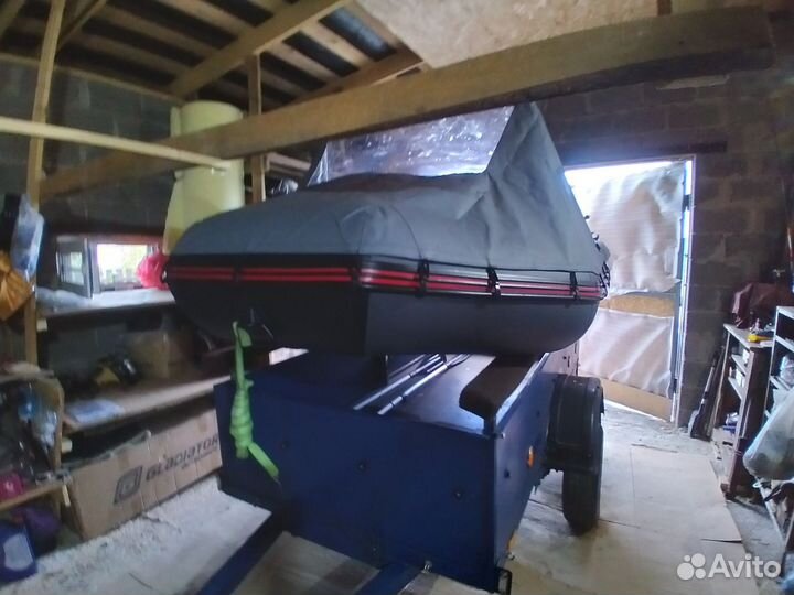 Лодку 350 с мотором и прицепом