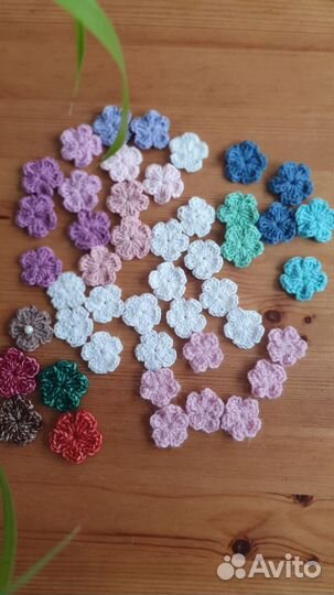 Цветы вязаные для рукоделия и декора