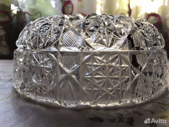 Салатник хрустальный СССР