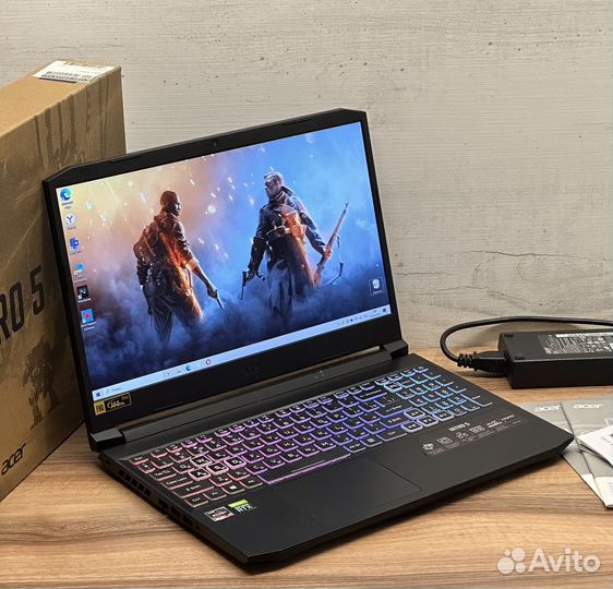 Acer Nitro 144Hz Ryzen 7 5800/16GB/RTX 3050/SSD512