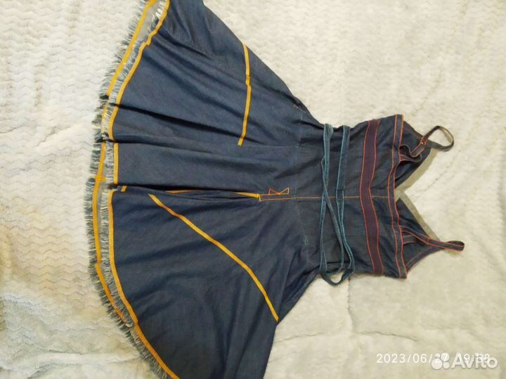 Летнее платье-сарафан