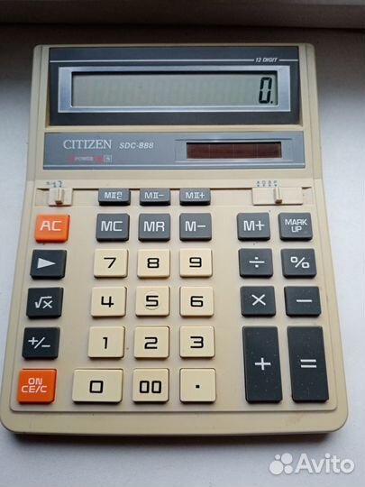 Калькулятор citizen 888