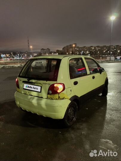 Daewoo Matiz 0.8 МТ, 2009, 195 017 км