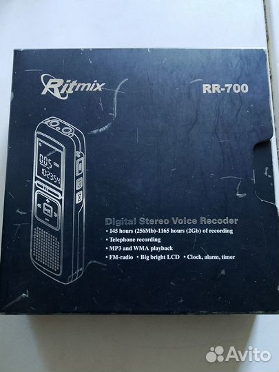 Цифровой мини диктофон Ritmix RR-700