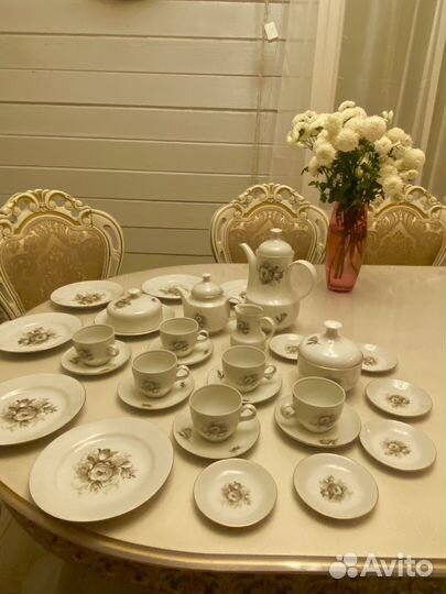 Чайно кофейный сервиз гдр Kahla