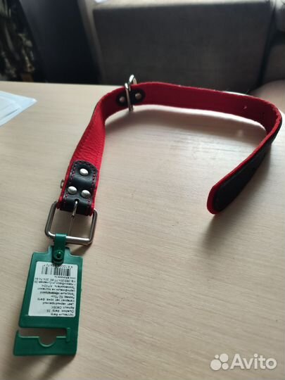 Ошейник для крупных собак Фетр 45-70см толщина 35