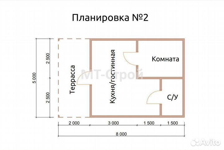 Дачный домик бытовка под ключ