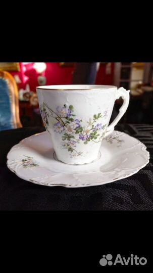 Антикварные чайный тройки, двойки