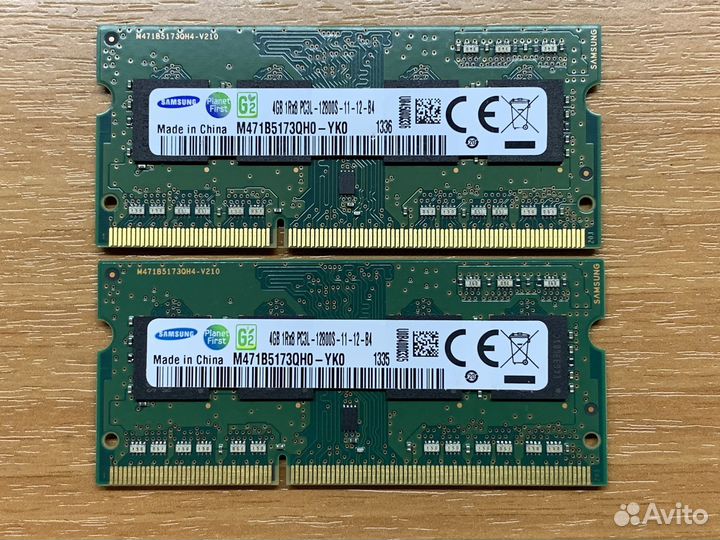 Память для ноутбука 4Gb DDR3L 1600MHz Samsung