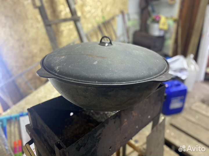 Узбекский Казан чугунный, больше 20 литров
