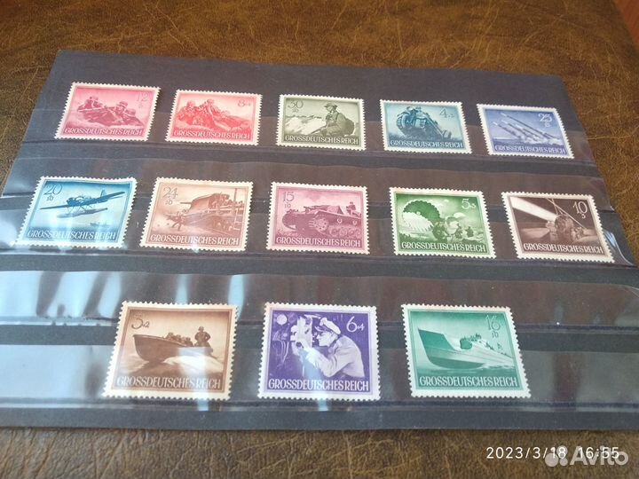 Почт марки,серия День Героев (день армии) 1944год