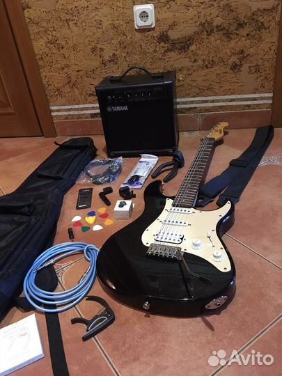 Электрогитара Yamaha EG112 комбо Yamaha + весь К/Т