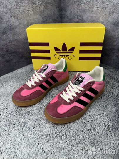 Кроссовки кеды женские adidas gazelle gucci