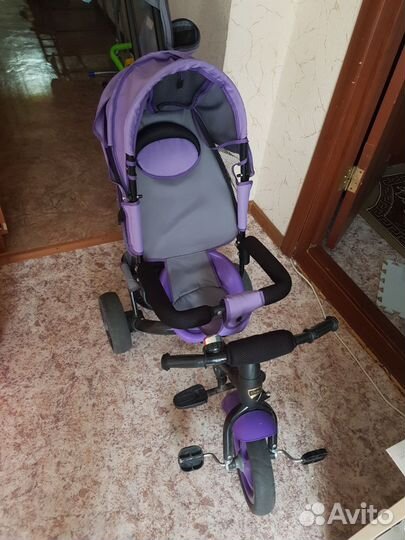 Детский велосипед с родительской ручкой