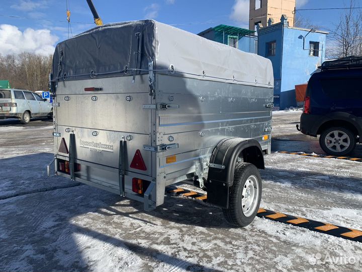 Прицеп сст 7132-03 (Надстав., Подъемн. борт и Тент