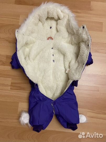 Комбинезон зимний для собаки на меху