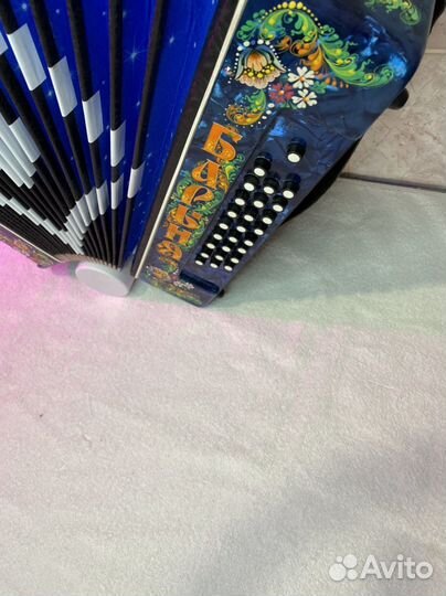 Гармонь Барыня 4-х голосая Роспись Отдушник