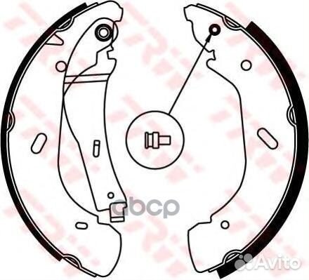 К-т бараб. тормоз. колодок GS8690 TRW
