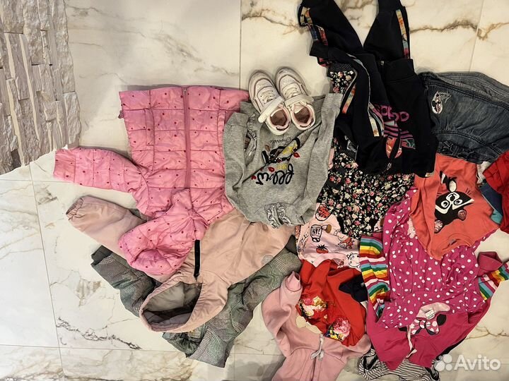 Пакет вещей на девочку 98 104
