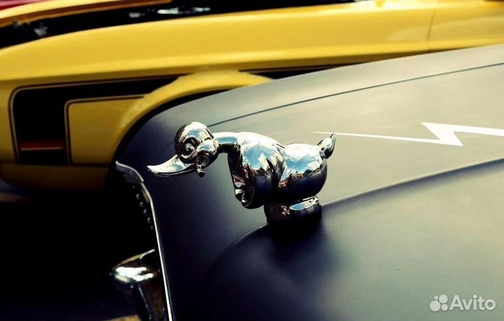 Злая утка на капот