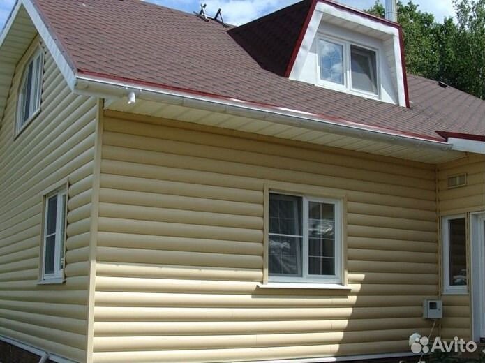 Сайдинг Блок-хаус RAL 1014 слоновая кость