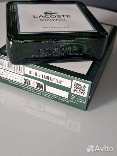 Lacoste Original Lacoste Fragrances 100мл