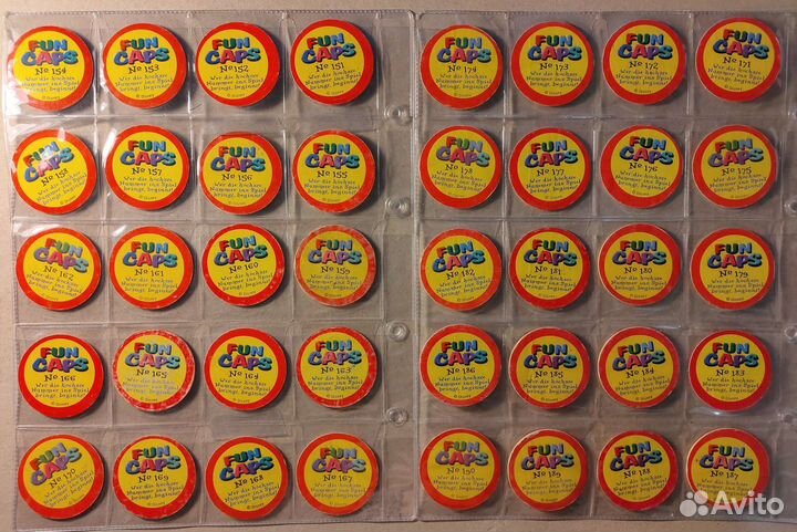 Фишки Disney Fun Caps 1994. Полная серия + битки