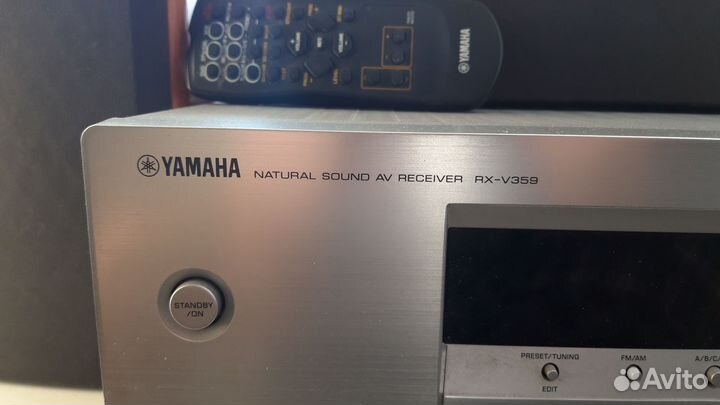 Ресивер yamaha rx v359, акустика 5:1JBI