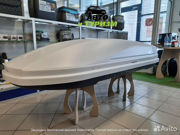 Бокс автомобильный магнум 580 (белый карбон)