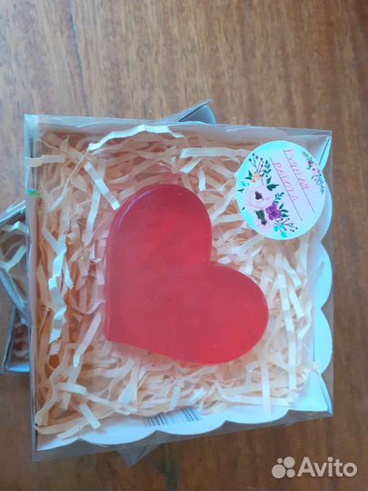 Мыло ручной работы сердце