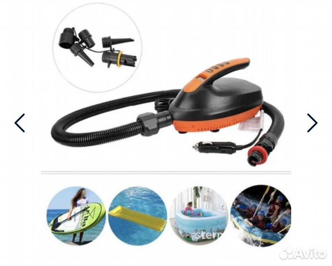 Электрический компрессор для сап доски сапборда и