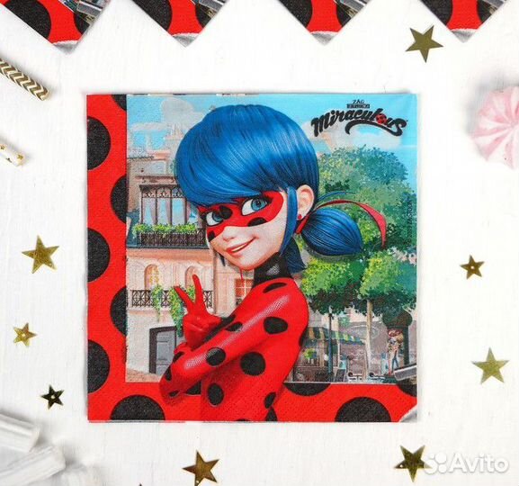 Посуда одноразовая Леди Баг и супер Кот и другая