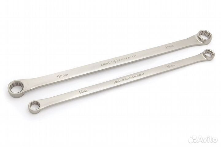 Ключи накидные удлиненные от 8х10 до 19х23