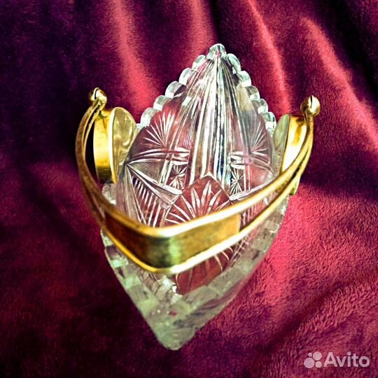 Столовое серебро. Проба 875 со звездой. Конфетница