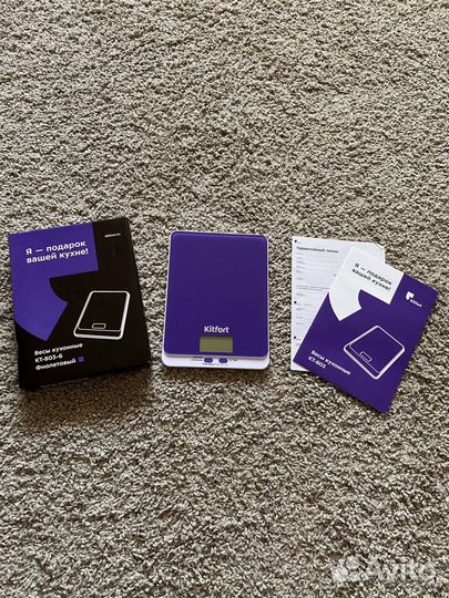 Новые кухонные весы Kitfort KT-803