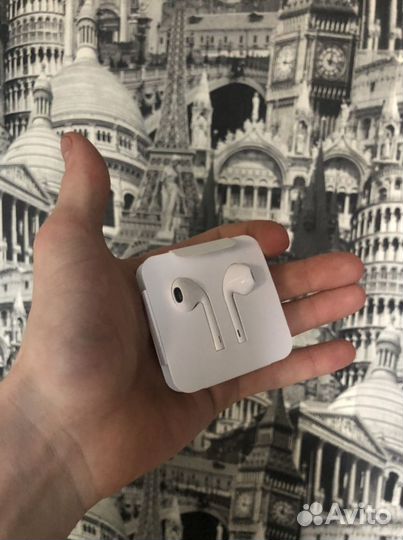 Наушники apple earpods lightning оригинал